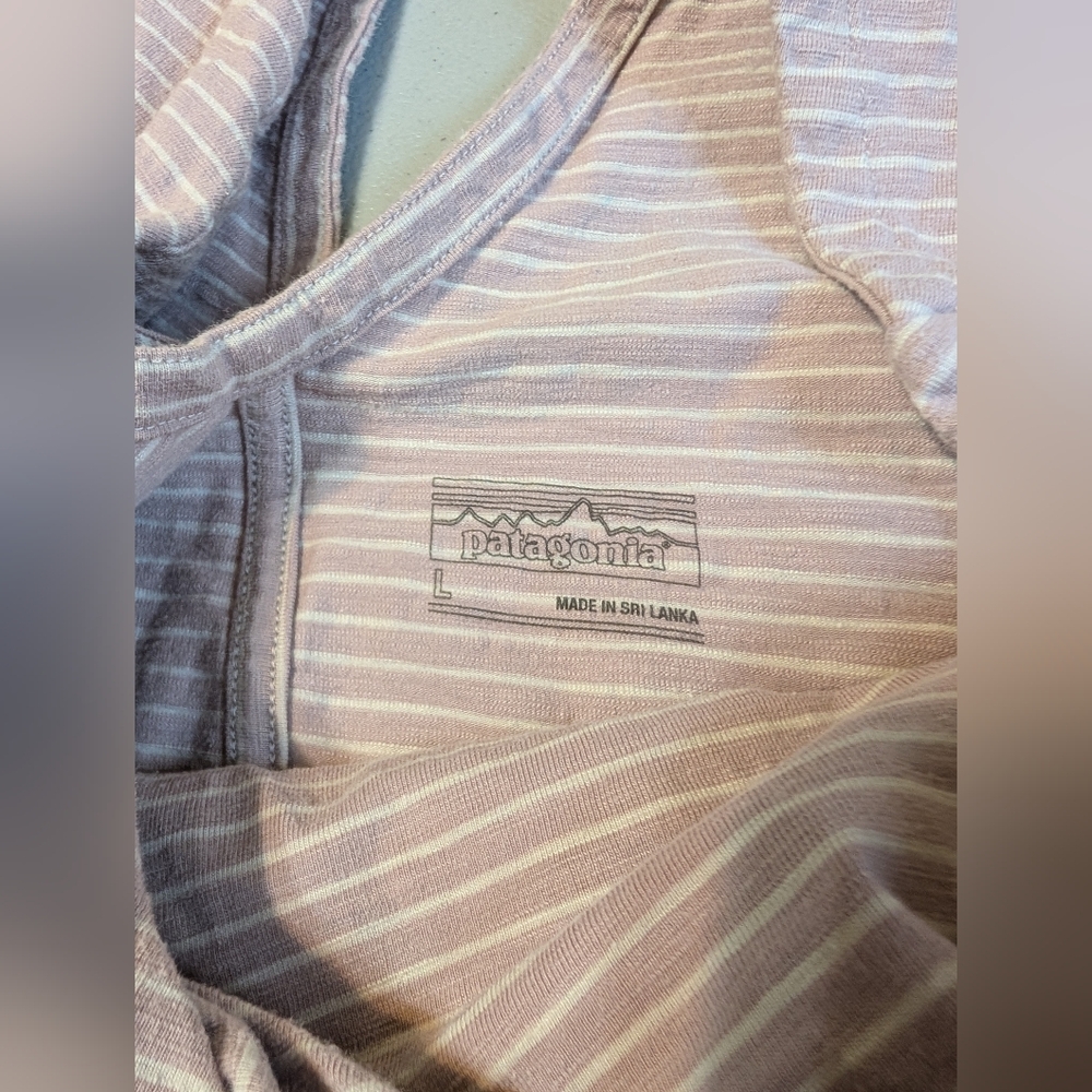 Patagonia large pink striped dress - Picture 5 of 6